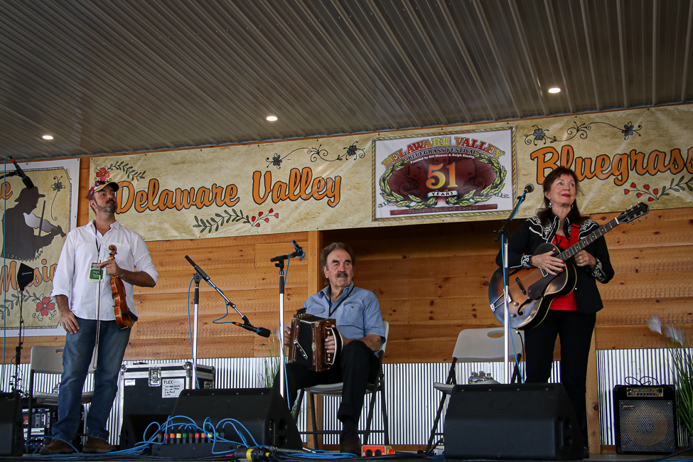 Savoy Family Cajun Band at the 2023 Delaware Valley Bluegrass Festival - photo © Frank Baker