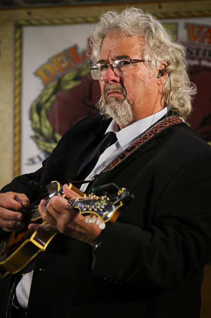 Jeff Parker with Dailey & Vincent at the 2023 Delaware Valley Bluegrass Festival - photo © Frank Baker