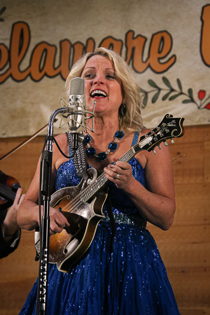 Rhonda Vincent at the 2023 Delaware Valley Bluegrass Festival - photo © Frank Baker