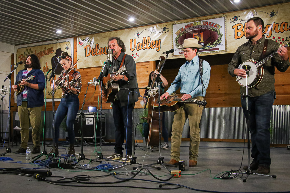 Dan Tyminski Band at the 2023 Delaware Valley Bluegrass Festival - photo © Frank Baker