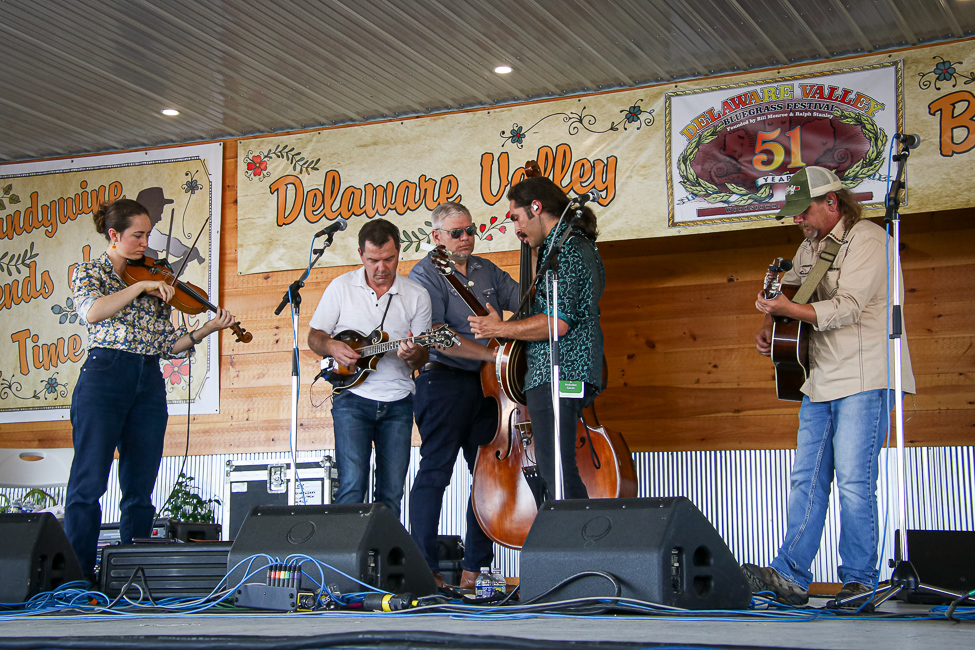 Full Cord at the 2023 Delaware Valley Bluegrass Festival - photo © Frank Baker