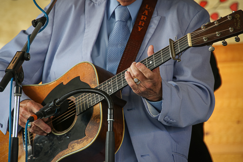 Larry Sparks at the 2023 Delaware Valley Bluegrass Festival - photo © Frank Baker