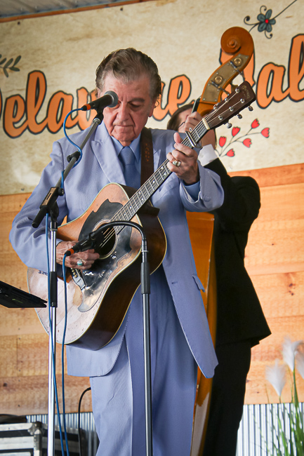 Larry Sparks at the 2023 Delaware Valley Bluegrass Festival - photo © Frank Baker
