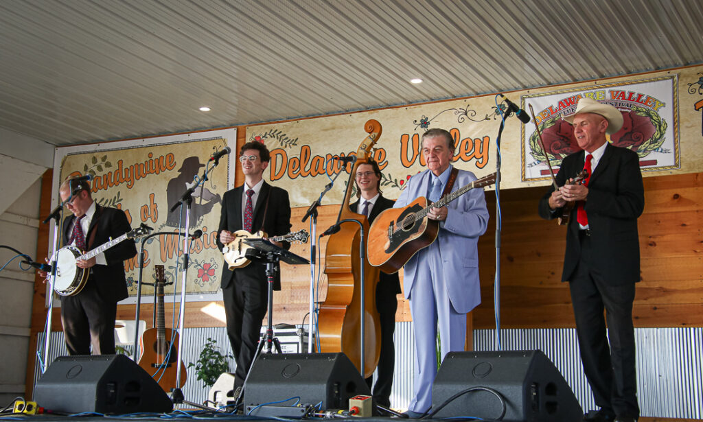 Larry Sparks & The Lonesome Ramblers at the 2023 Delaware Valley Bluegrass Festival - photo © Frank Baker