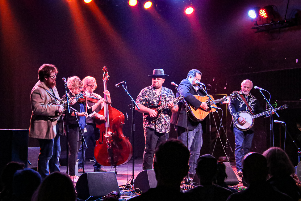 Frank Solivan with Special Consensus at The Lincoln Theatre during World of Bluegrass (9/26/23) - photo © Frank Baker