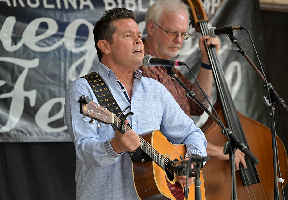 Jamie Johnson and Terry Smith with The Grascals at the 2023 Carolina Bible Camp Bluegrass Festival - photo © David Johnson