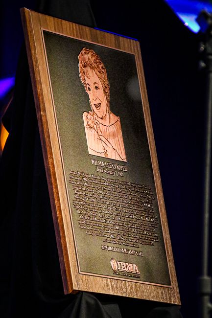 Wilma Lee Cooper goes into the Bluegrass Music Hall of Fame at the 2023 IBMA Bluegrass Music Awards - photo © Frank Baker