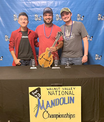 2023 National Mandolin Champions at the Walnut Valley Festival in Winfield, KS