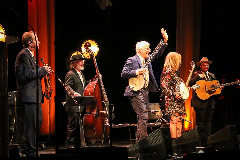 Steve Martin and Alison Brown perform at the 2023 IBMA Bluegrass Music Awards - photo © Frank Baker