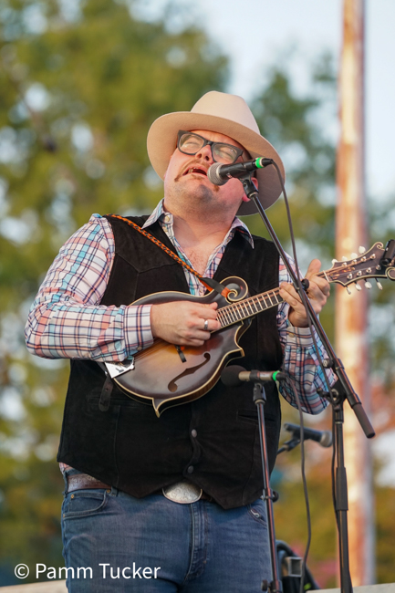 Zack Autry with the Edgar Loudermilk Band at the 2023 Bluegrass & Chill Festival -  photos © Pamm Tucker