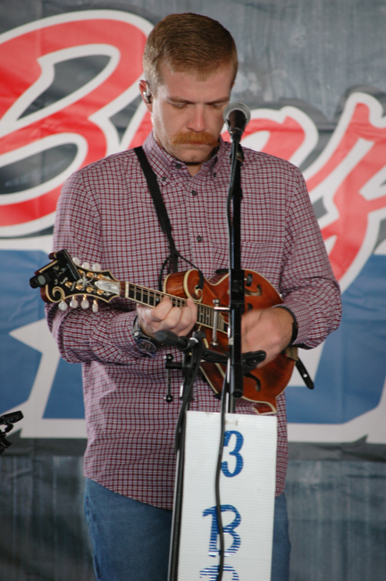 Milom Williams with Deeper Shade of Blue at the 2023 Blazin' Bluegrass Festival - photo © Roger Black