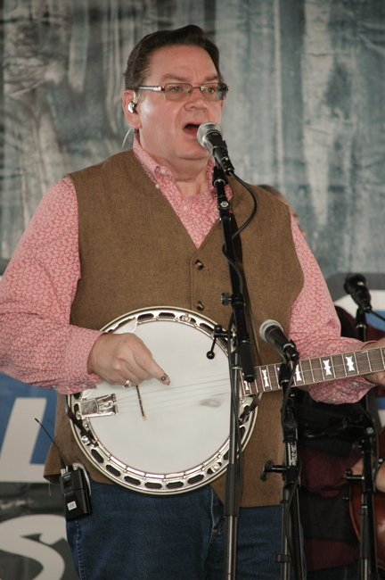 Joe Mullins at the 2023 Blazin' Bluegrass Festival - photo © Roger Black