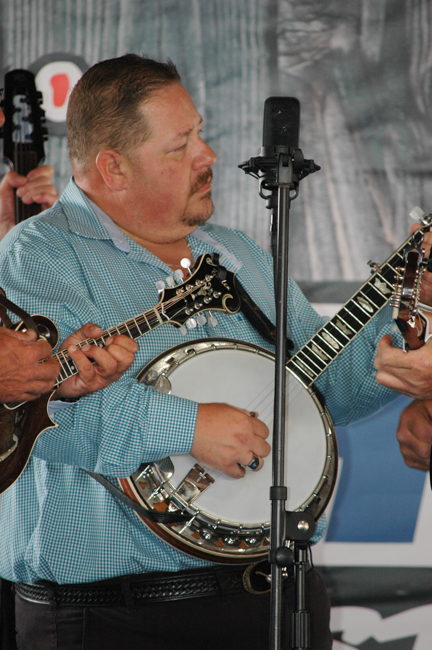 CF Bailey and Shadow Ridge at the 2023 Blazin' Bluegrass Festival - photo © Roger Black
