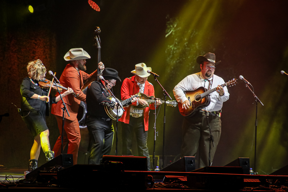 The Po' Ramblin' Boys at the Red Hat Amphitheater during IBMA Bluegrass Live! (9/30/23) - photo © Frank Baker