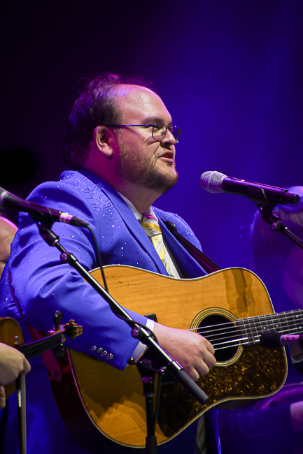 Bobby Osborne Jr joins The Po' Ramblin' Boys for a Bobby Osborne Tribute at the Red Hat Amphitheater during IBMA Bluegrass Live! (9/30/23) - photo © Frank Baker
