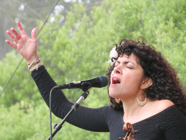 Carrie Rodriguez at Hardly Strictly Bluegrass 2023 - photo © Dave Berry