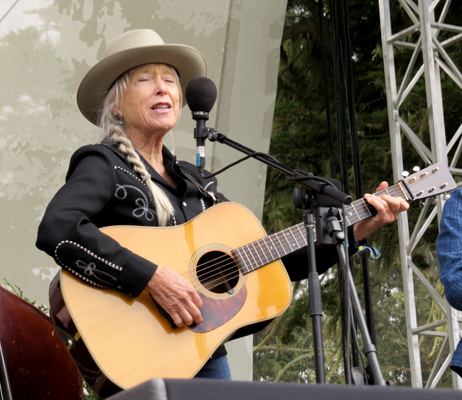 Laurie Lewis at Hardly Strictly Bluegrass 2023 - photo © Dave Berry