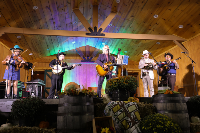Jim Lauderdale with The Po' Ramblin' Boys at the 2023 Vine Grove Bluegrass Festival - photo © David Kuehner