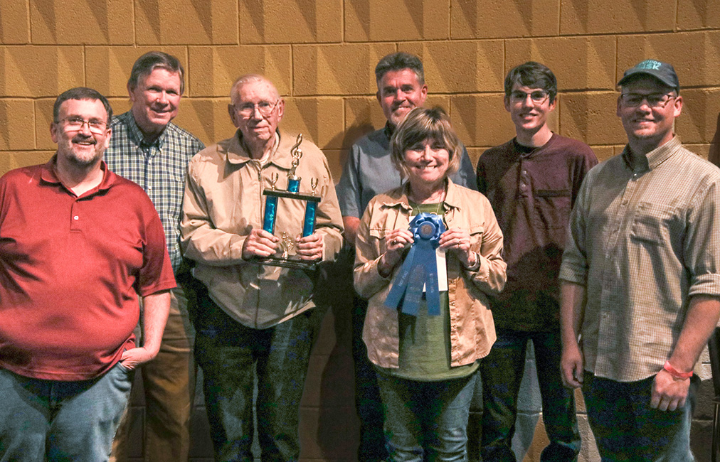 Southern Blend, first place Adult Bluegrass Band at the 57th Granite Quarry  Fiddlers Convention - photo © G. Nicholas Hancock.jpg