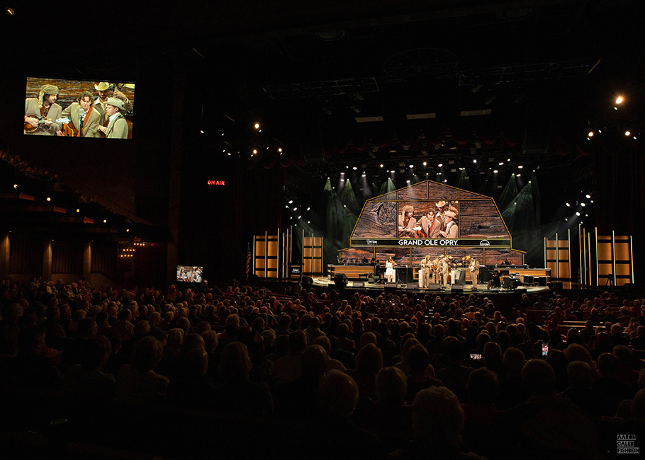 East Nash Grass perform at their Grand Ole Opry debut (10/31/23) - photo © Aaron Fishbein