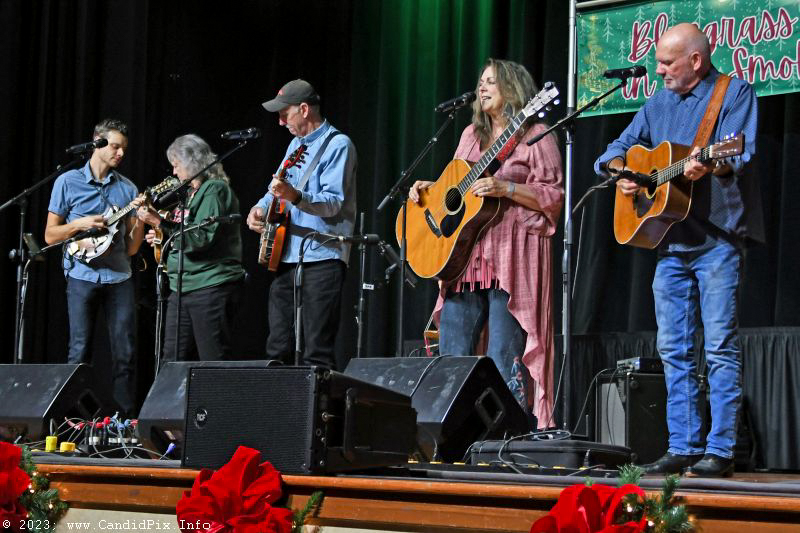 Donna Ulisse at the 2023 Bluegrass Christmas in the Smokies - photo © Bill Warren