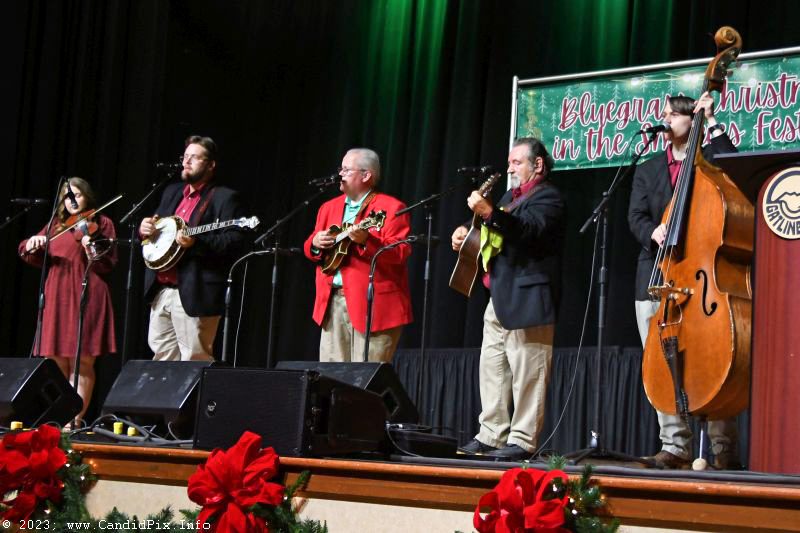 Kevin Prater Band at the 2023 Bluegrass Christmas in the Smokies - photo © Bill Warren