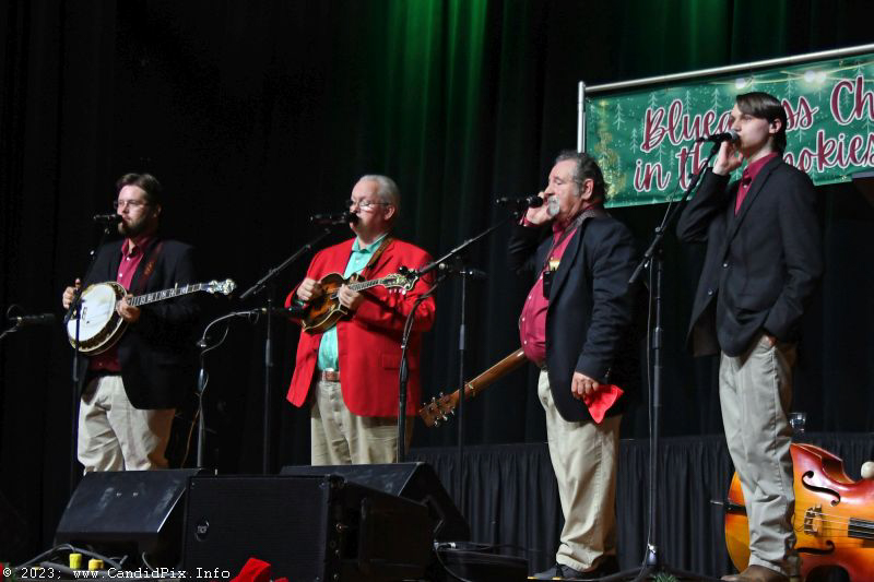 Kevin Prater Band at the 2023 Bluegrass Christmas in the Smokies - photo © Bill Warren