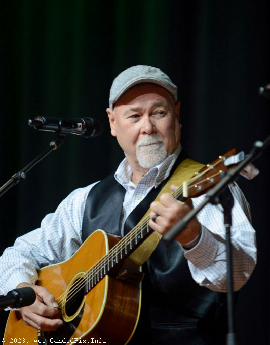 Jerry Martin with The Grassifieds at the 2023 Bluegrass Christmas in the Smokies - photo © Bill Warren