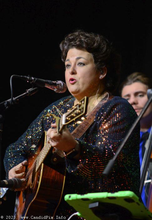 Lizzy Long at the 2023 Bluegrass Christmas in the Smokies - photo © Bill Warren