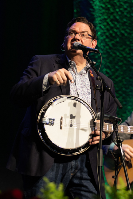 Joe Mullins at the Industrial Strength Bluegrass Festival (11/9/23) - photo © Laci Mack