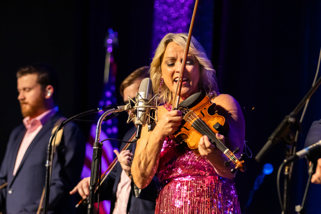 Rhonda Vincent & The Rage at the Industrial Strength Bluegrass Festival (11/9/23) - photo © Laci Mack