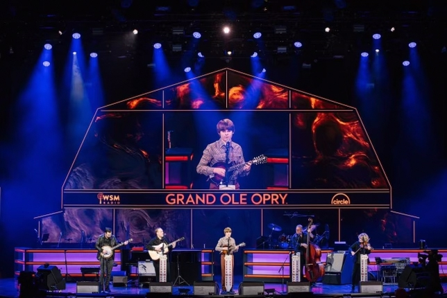 Wyatt Ellis makes his artist debut on the Grand Ole Opry (11/10/23) - photo by Teresa Ellis
