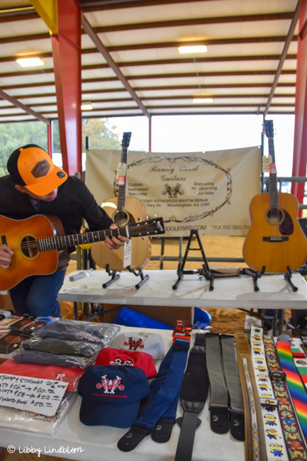 Randy Wood Guitars booth at Headin' Home Fest 2023 - photo © Libby Lindblom