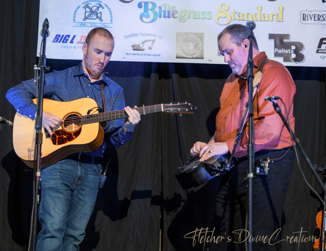 Kyle Windbeck and Darren Beachley at the 2023 Merry Mountain Christmas Show (12/9/23) - photo © Fletcher's Divine Creations