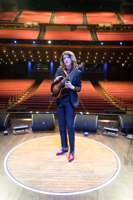 Grace van't Hof poses in the Circle at the Grand Ole Opry (11/21/23) - photo © Brooke Stevens