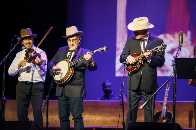 The Earls of Leicester at the 100th Birthday Celebration for Earl Scruggs at The Ryman Auditorium (1/6/24) - photo © Bryce LaFoon