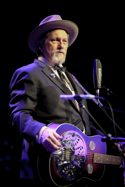 Jerry Douglas with The Earls of Leicester at the 100th Birthday Celebration for Earl Scruggs at The Ryman Auditorium (1/6/24) - photo © Bryce LaFoon
