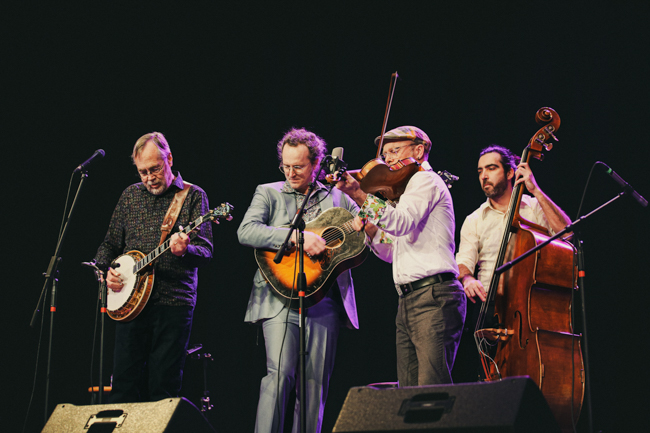 Tony Trischka's Earl Jam at Remembering Earl for The Earl Scruggs Center in Shelby, NC (1/13/24) - photo © Bryce LaFoon