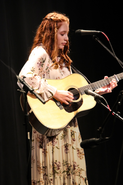 Creekwater Collective's Lilly Anne Svrlinga at 2024 Winter Bluegrass Jubilee – photo © G Nicholas Hancock