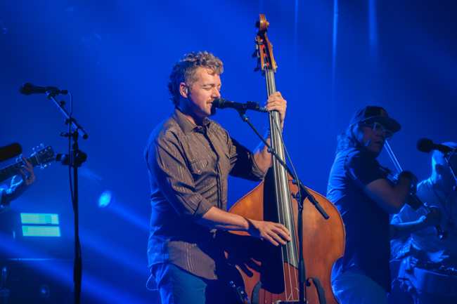 Travis Book with The Infamous Stringdusters at The Orange Peel (12/29/23) - photo © Corey Johnson-Erday