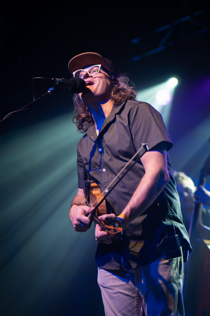 Jeremy Garrett with The Infamous Stringdusters at The Orange Peel (12/29/23) - photo © Corey Johnson-Erday