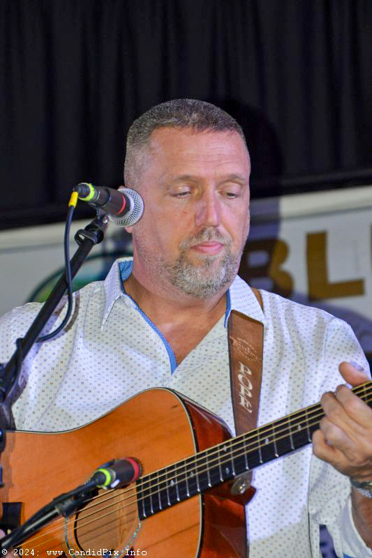 Troy Pope with Deeper Shade of Blue at the 2024 Jekyll Island Bluegrass Festival - photo © Bill Warren