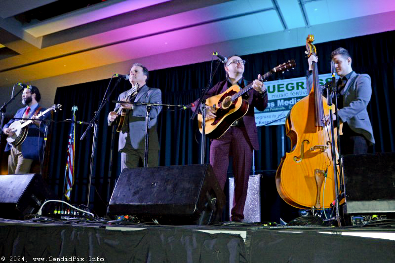 Larry Stephenson Band at the 2024 Jekyll Island Bluegrass Festival - photo © Bill Warren