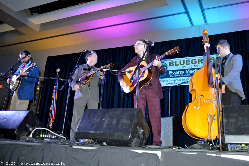 The Larry Stephenson Band at the 2024 Jekyll Island Bluegrass Festival - photo © Bill Warren