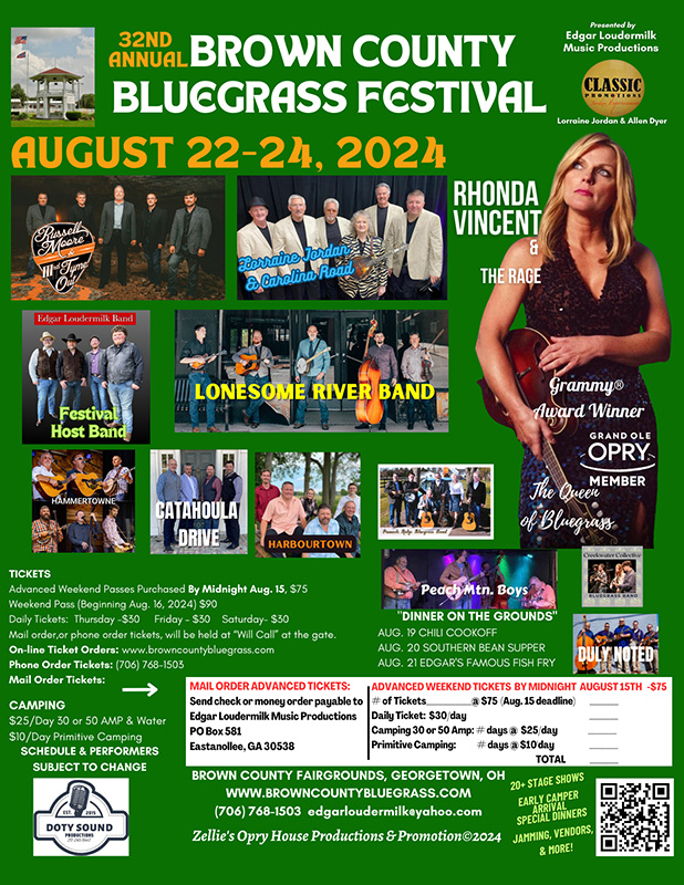 Classic Promotions to co-produce Brown County Bluegrass Festival ...