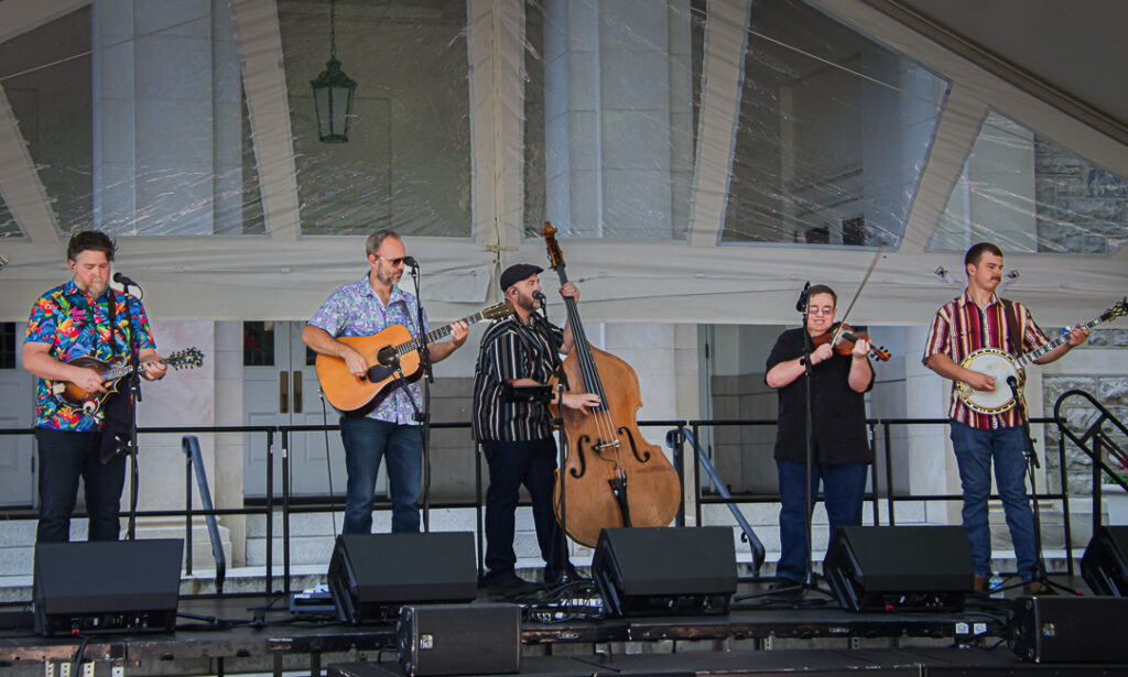 Michael Cleveland & Flamekeeper at the 2024 Bluegrass on the Grass - photo © Frank Baker