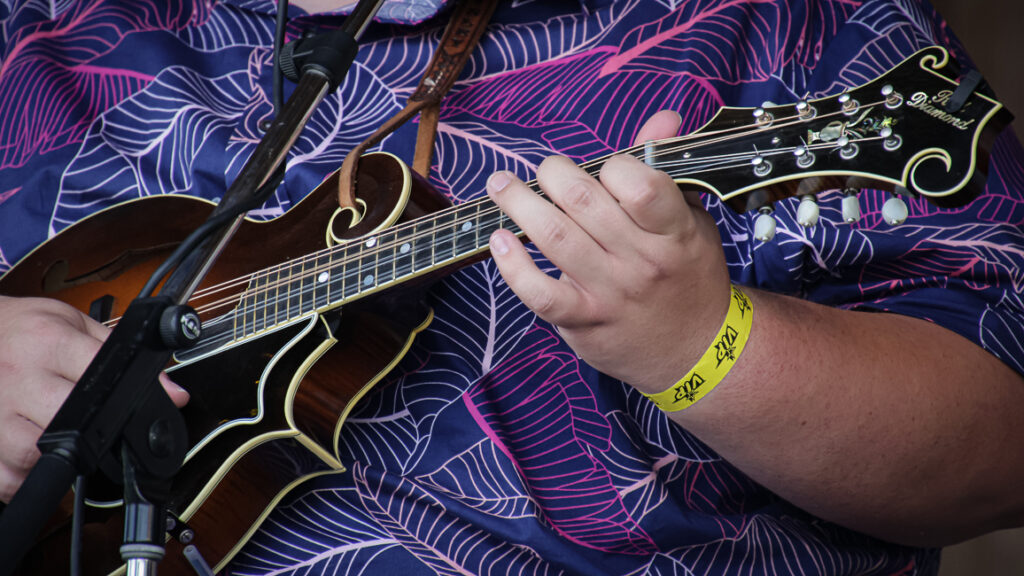 Ryan Paisley with Danny Paisley with The Southern Grass at the August 2024 Gettysburg Bluegrass Festival - photo © Frank Baker