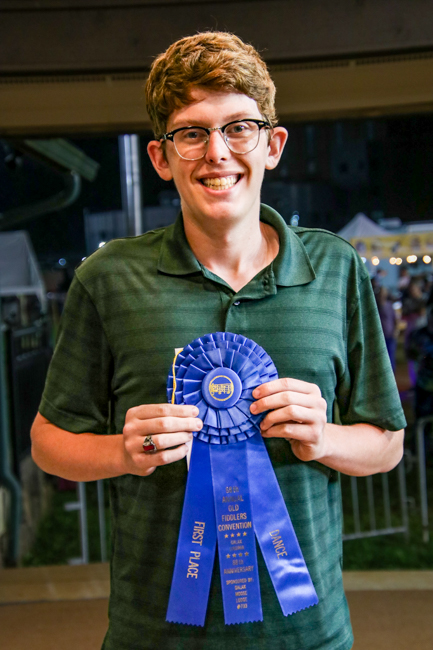 Jacob Fennell – 1st place in the Flatfoot Dance at the Galax Old Fiddlers' Convention 2024 – Photo © G Nicholas Hancock