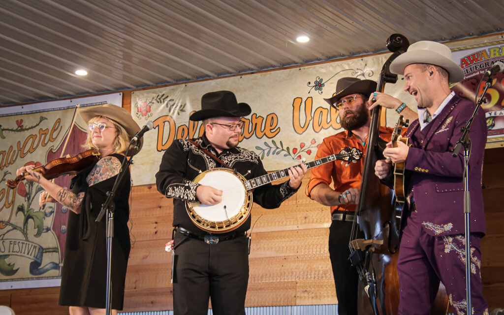 The Po' Ramblin' Boys at the 2024 Delaware Valley Bluegrass Festival - photo © Frank Baker