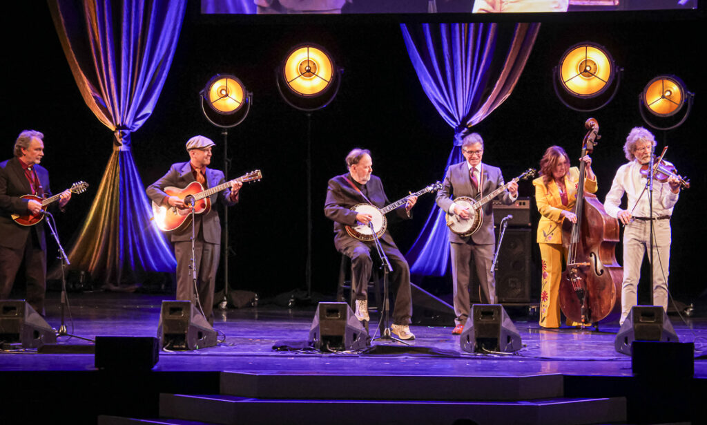 Alan Munde performs at the 2024 IBMA Bluegrass Music Awards - photo © Frank Baker